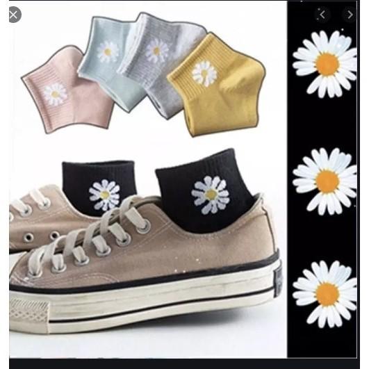 Set 10 đôi tất vớ hoa cúc. Tất cho bạn gái họa tiết hoa cúc. vớ hoa cúc cho bạn gái - Duonghieu6789