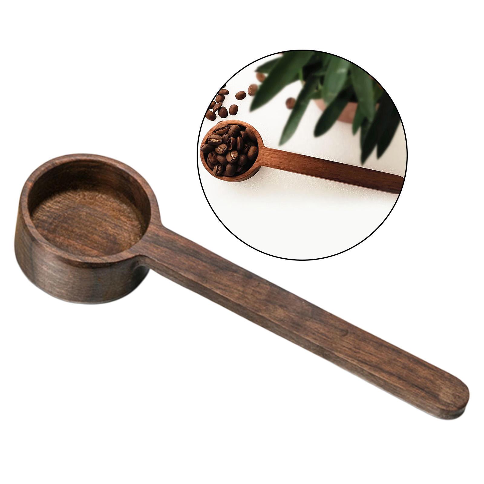 Wooden Measuring Spoons Wood Coffee Scoop Tablespoon Mixing Measure Scoop