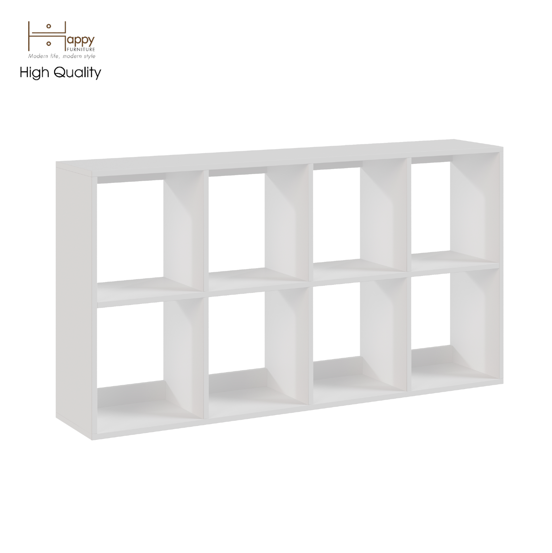 [Happy Home Furniture] ZANE , Kệ sách 2x4, 140cm x 28cm x 75cm ( DxRxC), KSA_038