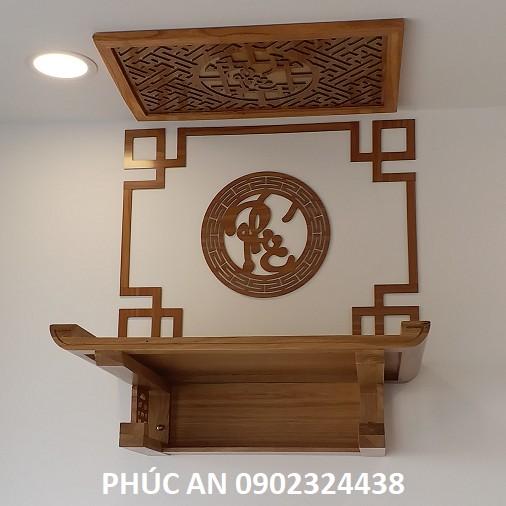 Mẫu bàn thờ gia tiên đẹp nhất mã 4P68CV Size 68 x 48 trọn bộ đầy đủ y như trong hình Bến Tre