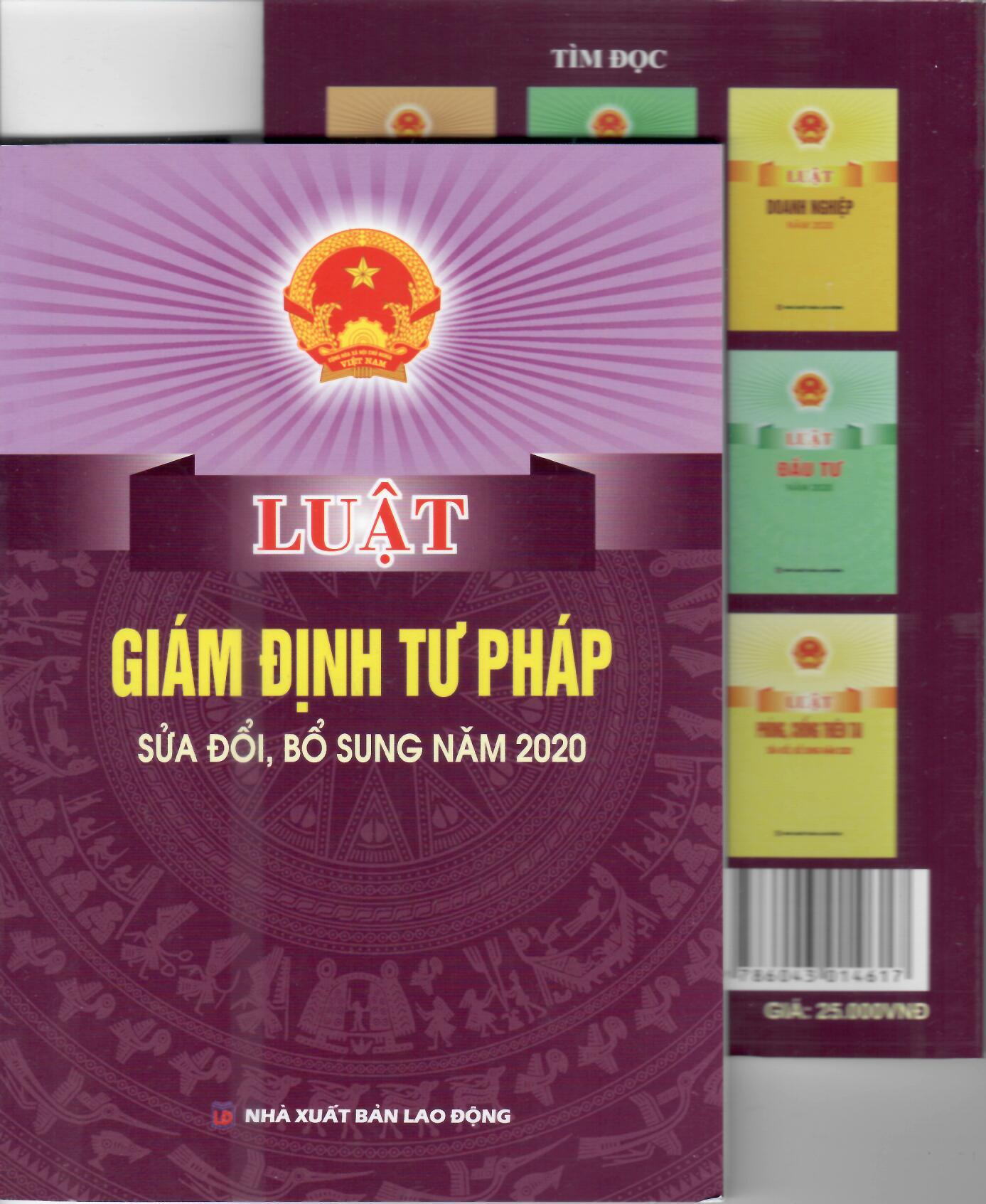 LUẬT GIÁM ĐỊNH TƯ PHÁP 2020