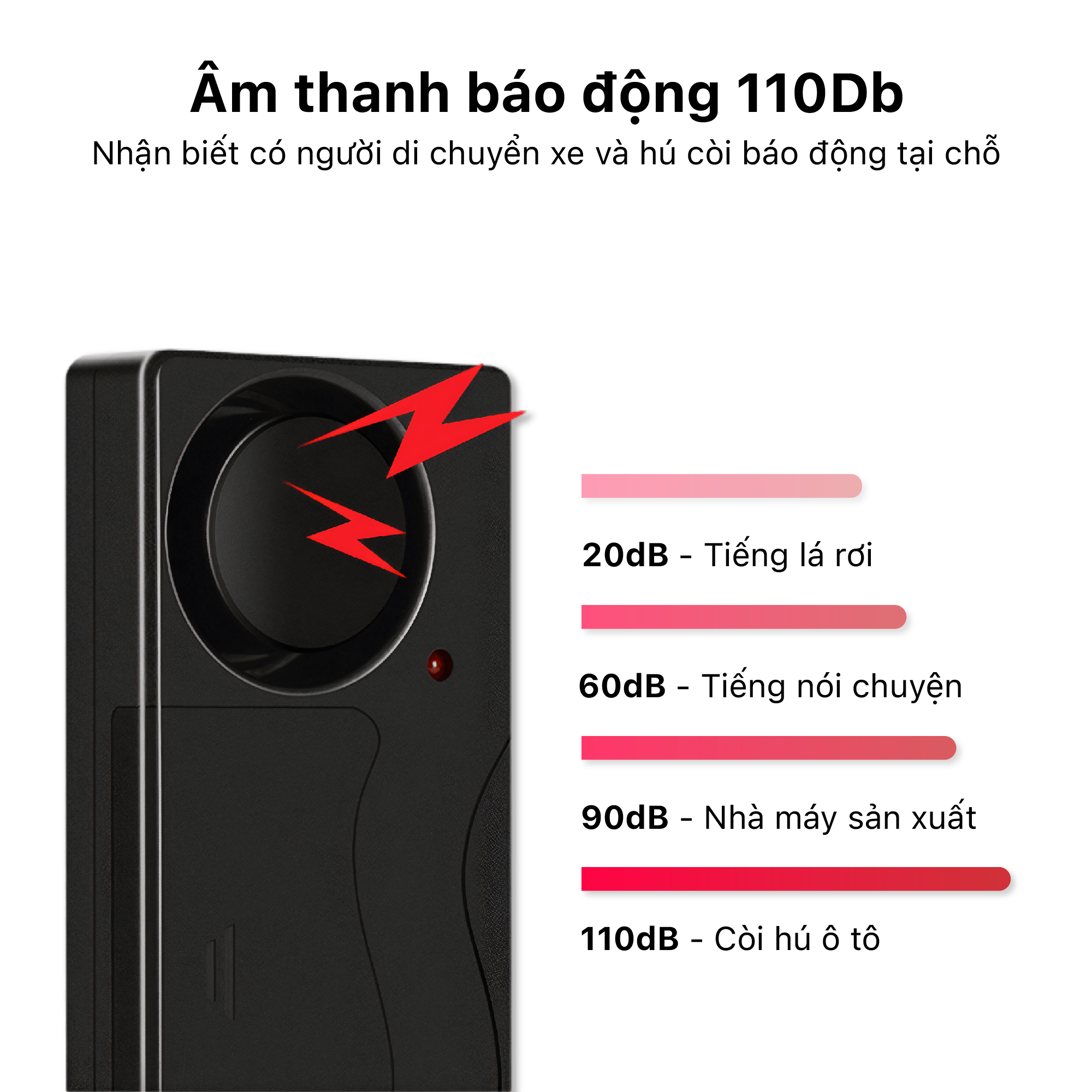 Khóa chống trộm xe máy có còi báo động PINGRON PR-R05 - Độ nhạy cực cao, khoảng cách kết nối xa, bảo hành 12 tháng