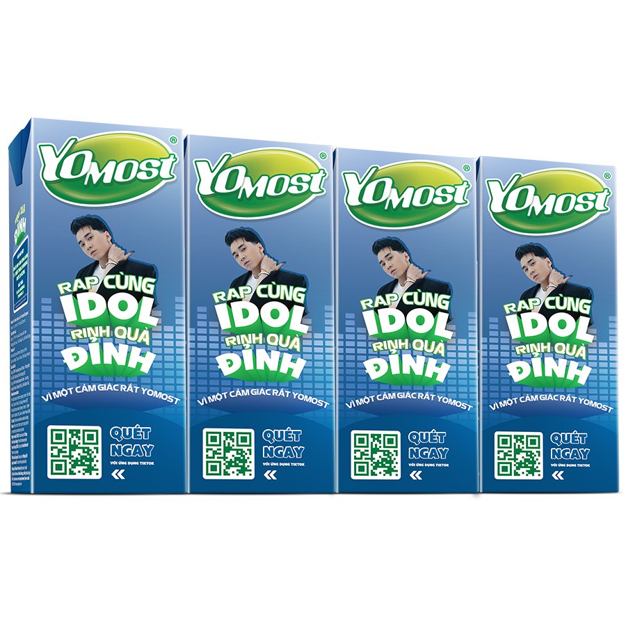 Hình ảnh Thùng 48 Hộp Sữa Chua Lên Men Tự Nhiên Yomost Bạc Hà - Việt Quất (170ml/Hộp) Hình ảnh Thùng 48 Hộp Sữa Chua Lên Men Tự Nhiên Yomost Bạc Hà - Việt Quất (170ml/Hộp)