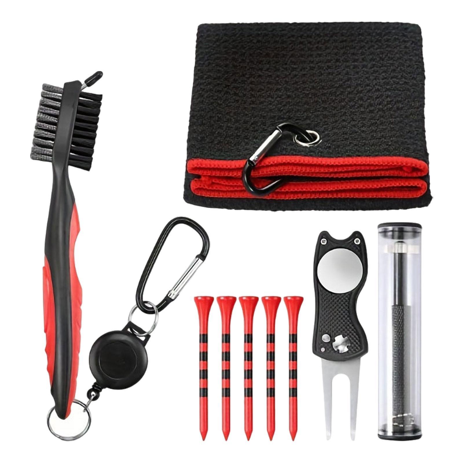 5 in 1 Golf Club Cleaning  Portable for Golf Irons Golfer Gift Golf Towel