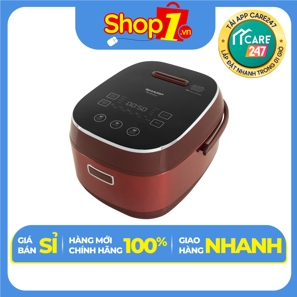 Nồi cơm điện cao tần Sharp 1.8 lít KS-IH191V - Hàng chính hãng