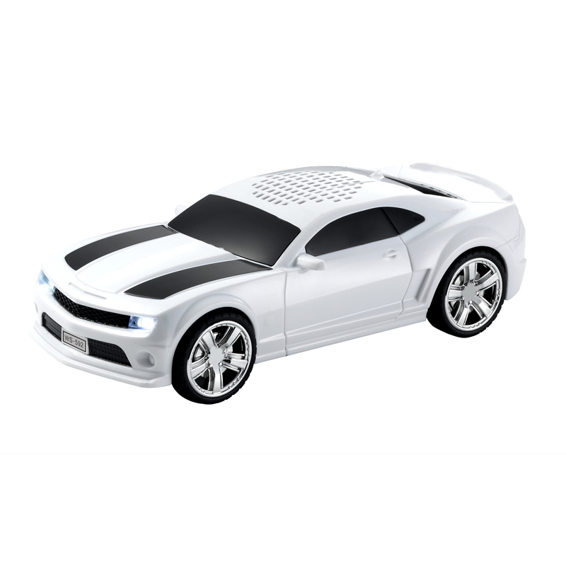 Deep Bass Bluetooth Loa Fancy Car Model Loa không dây Hộp âm thanh di động để trang trí nhà, Hỗ trợ FM USB Disc Color: WS592-YE Set Type: Speaker