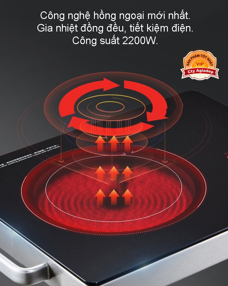 Bếp Hồng Ngoại đun nấu tiện lợi infrared Cooker R01