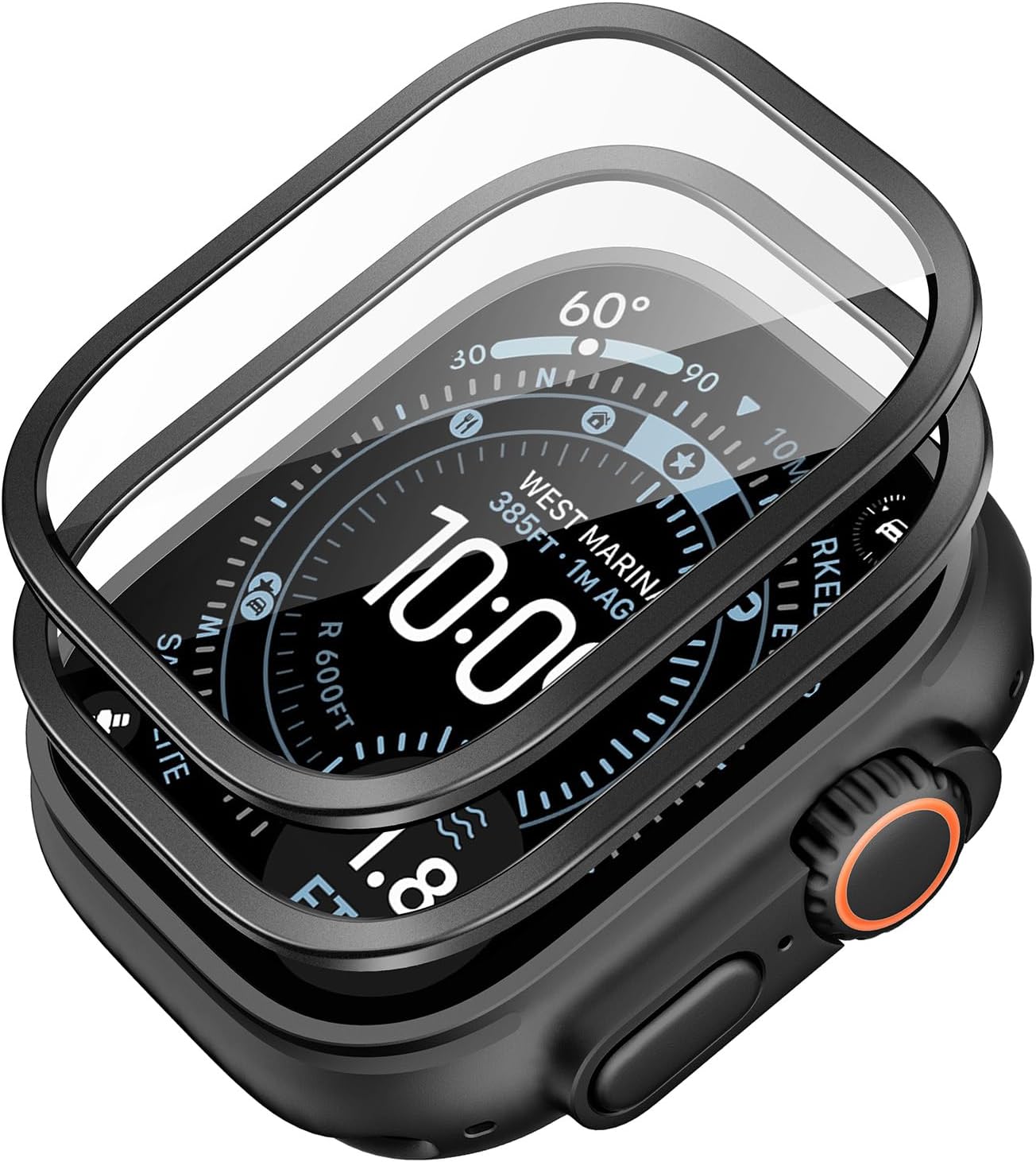 Kính Cường Lực Viền Kim Loại cho Apple Watch Ultra 3 49mm ESR Armorite Screen Protector – Hàng Chính Hãng