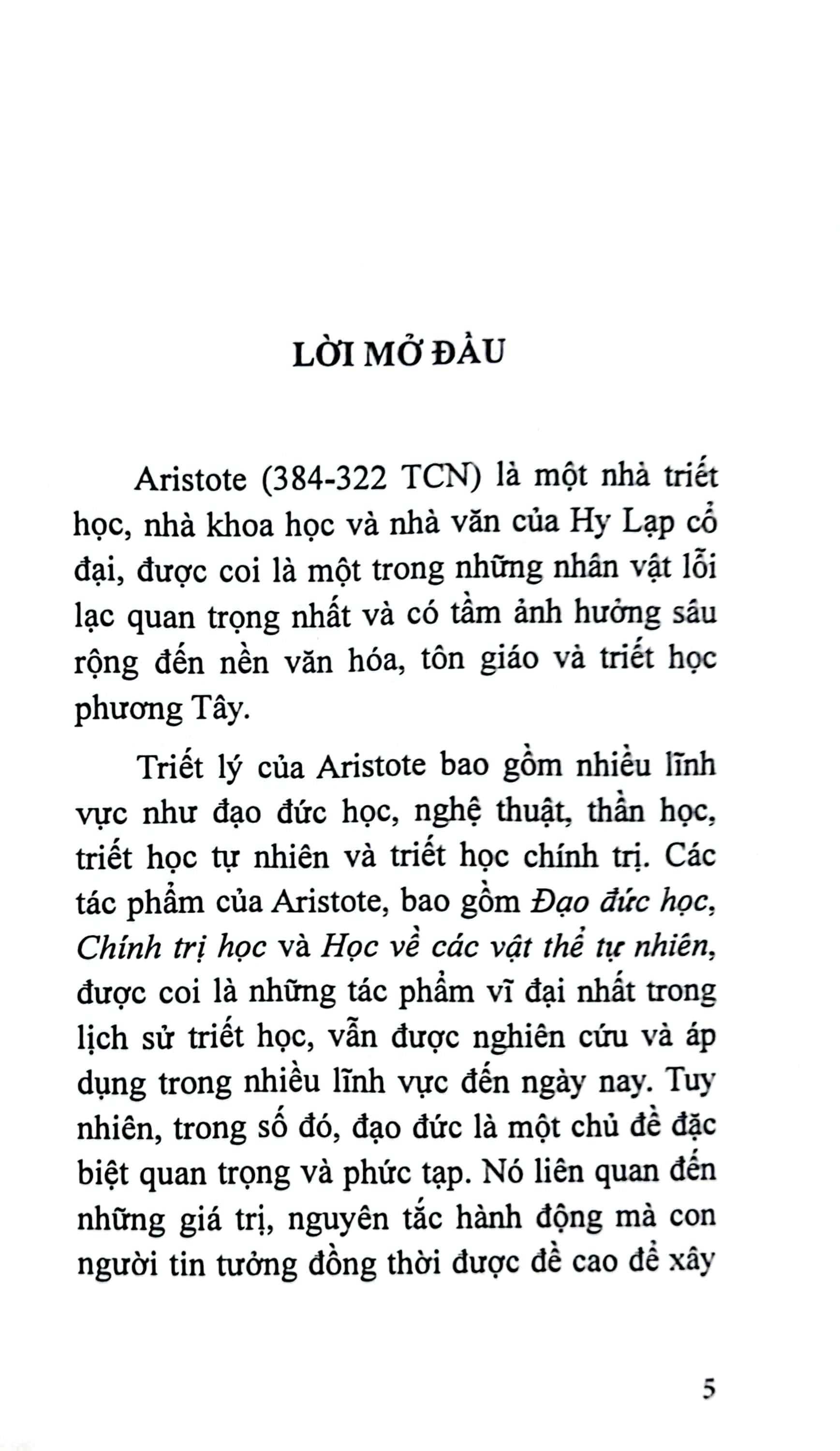 Đạo Đức Học Của Aristote