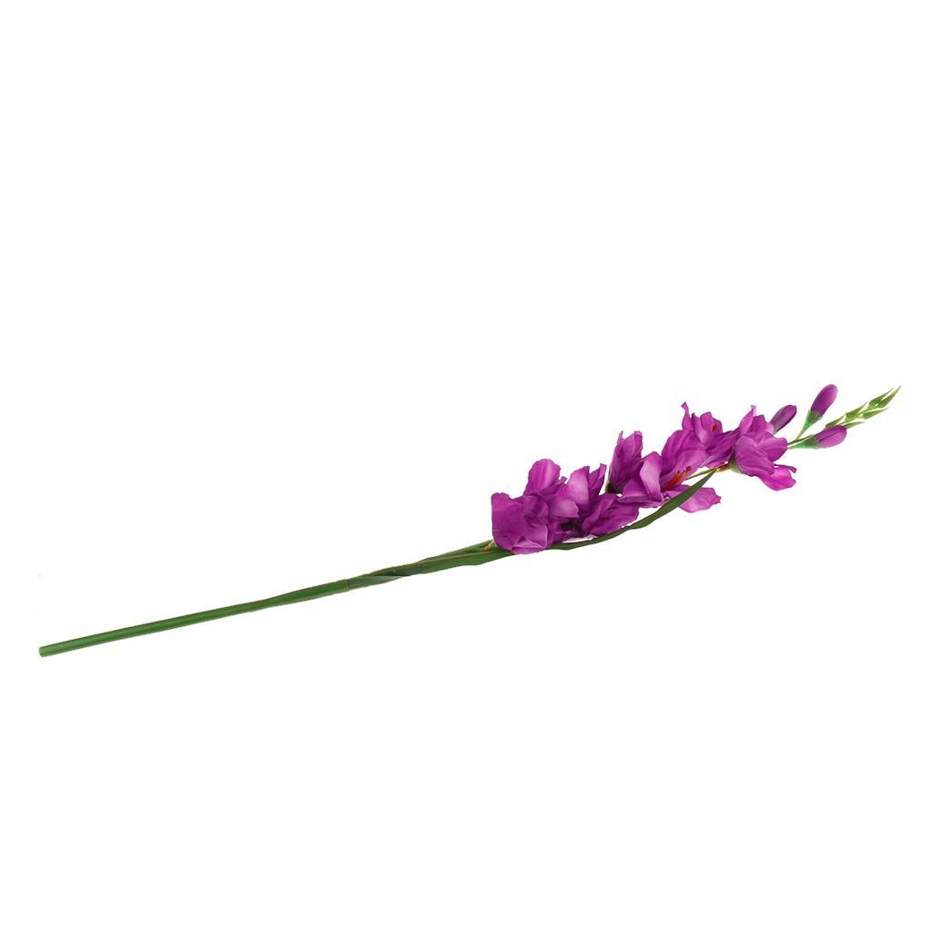 4X Artificial Simulation Gladiolus Flower Stem Wedding Home Decor