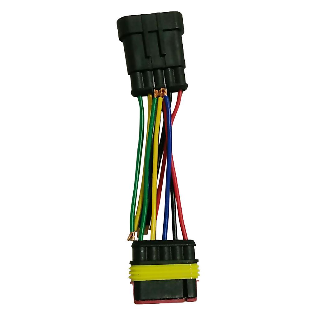 5 Pin  Sealed Waterproof  Electrical Wire Connector Plug