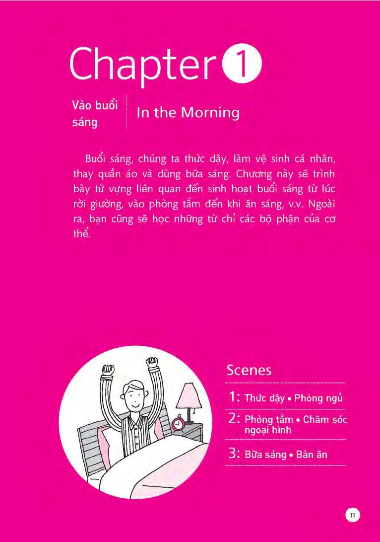Sách Sổ Tay Từ Vựng Tiếng Anh - Từ Lúc Thức Giấc Đến Khi Đi Ngủ (Kèm file MP3)