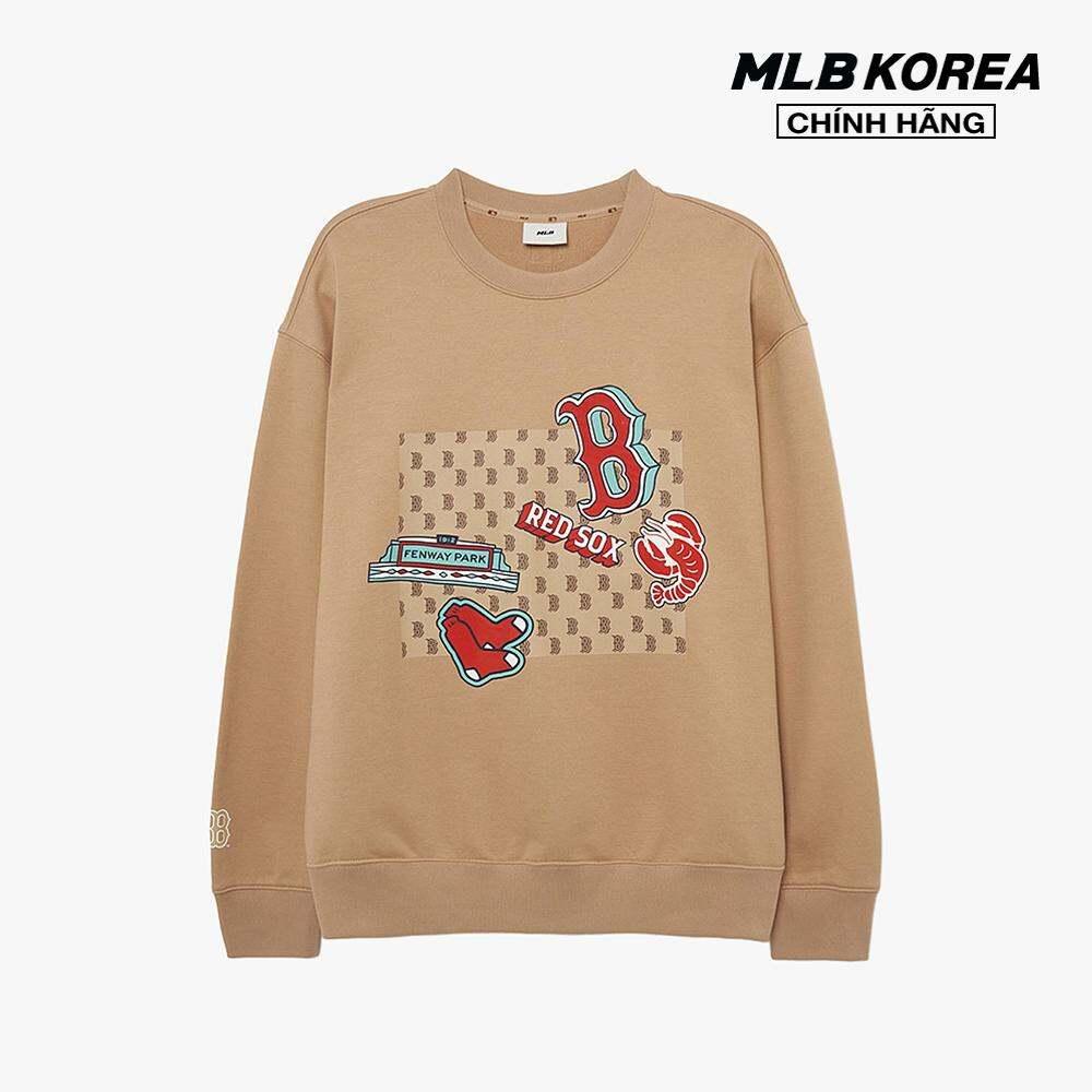 MLB - Áo sweatshirt unisex cổ tròn tay dài phom suông thời trang 3AMTM1034-43BGS