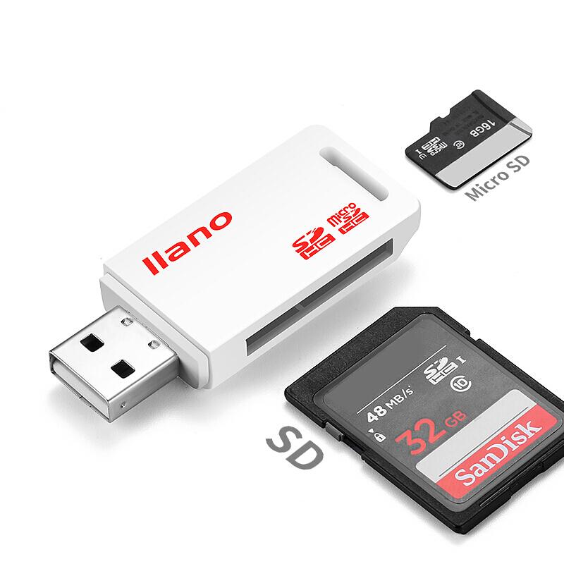 Trình đọc thẻ USB 2.0/TYPE-C đến SD Micro SD TF OTG Bộ điều hợp thẻ bộ nhớ cho PC Phụ kiện máy tính xách tay Multi CardReader Reader