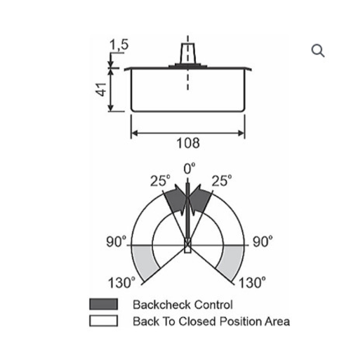 Bản lề sàn S-150-Panasonic