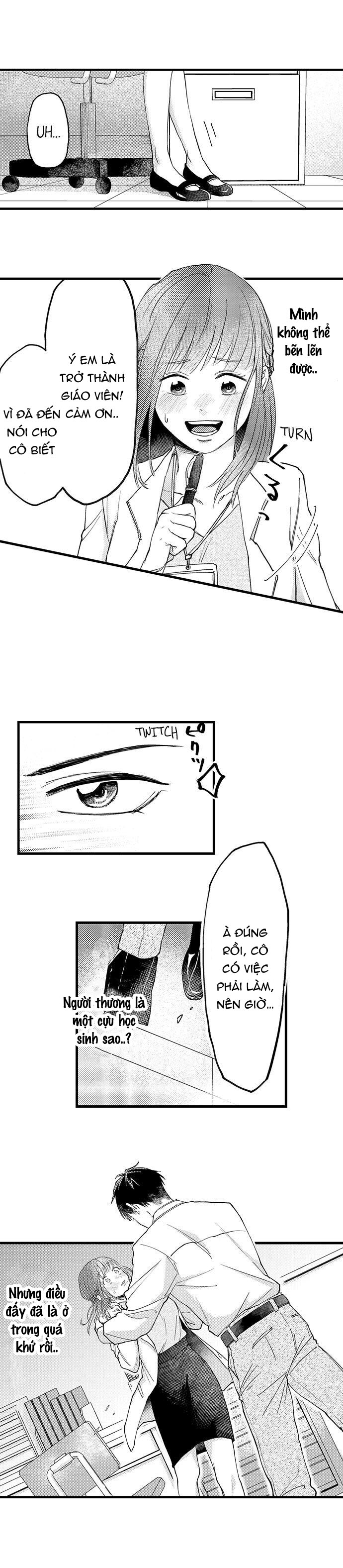 tháng 4, ngăn cách được xóa bỏ, em đã trở thành người lớn để có thể ôm cô (full) chapter 2.1 4