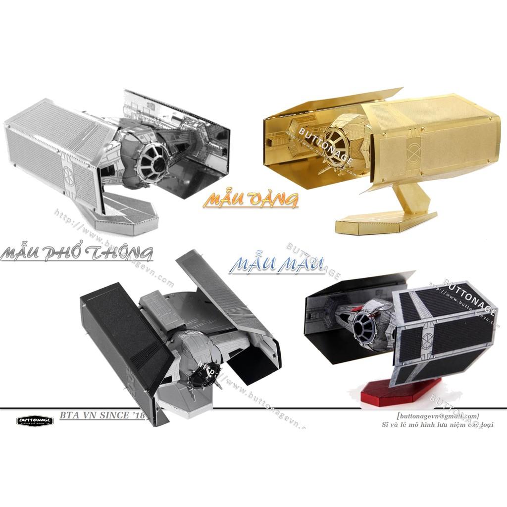 Mô Hình Lắp Ráp 3d Phi Thuyền Vũ Trang TIE Advanced X1