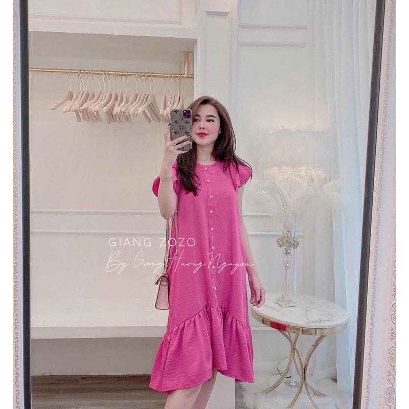 Váy bầu cao cấpchất siêu mát, thấm hút mồ hôiđầm bầu thiết kế sang chảnh, from rộng dành các mẹ từ 43~70kg