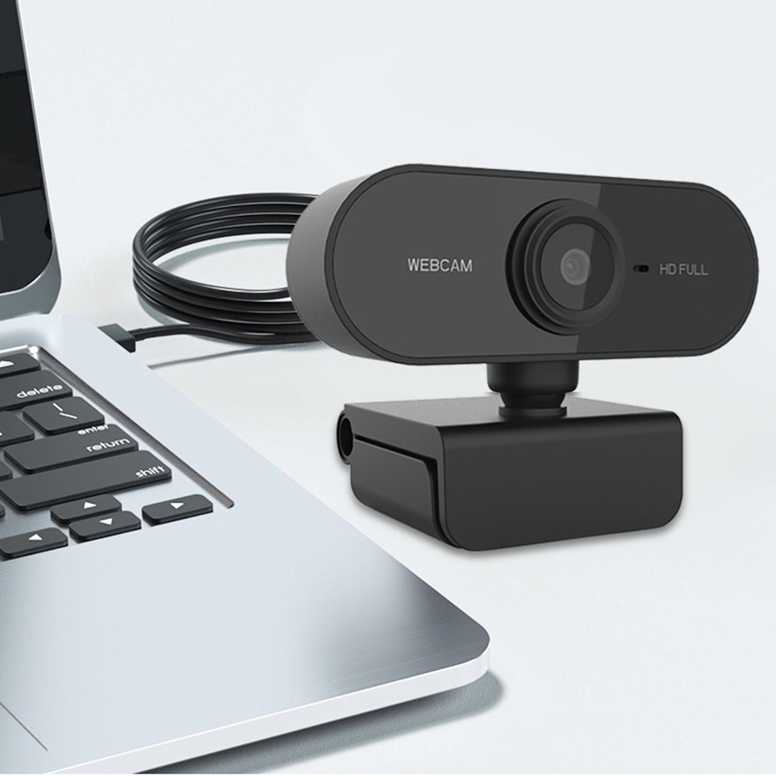 1080P Web Camera with Microphone Desktop Laptop Webcam for Live Streaming Recording Video Call Support Auto Focus