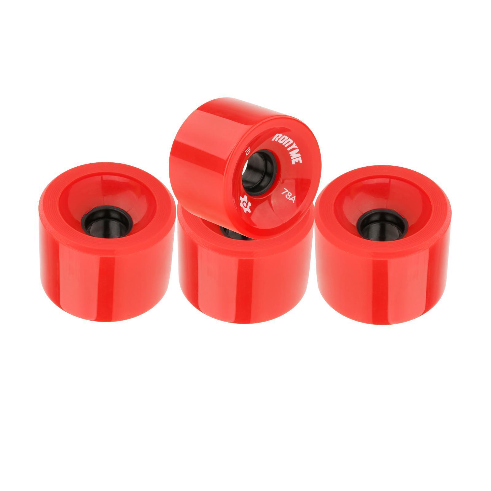 8 Pack Ronyme 78A Skateboard Wheels Replacement 70X51mm Longboard Parts