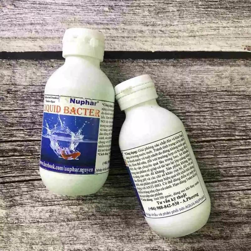 Khử nước Nuphar Liquid Bacter – Dung dịch chống sốc nước cho cá