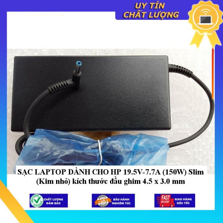 SẠC LAPTOP dùng cho HP 19.5V-7.7A  Slim  kích thước đầu ghim 4.5 x 3.0 mm - Hàng Nhập Khẩu New Seal