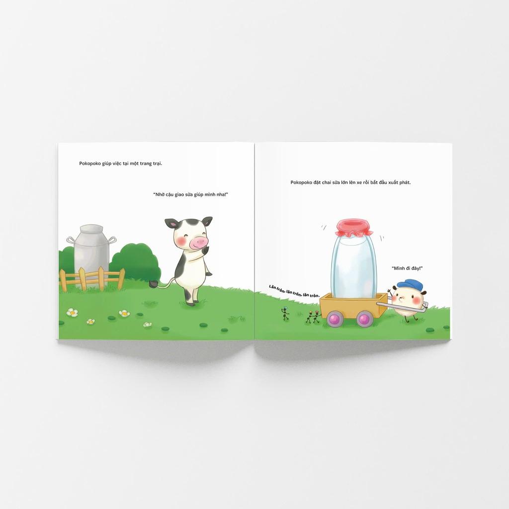 Sách - Bạn Pokopoko - Đi Giao Sữa