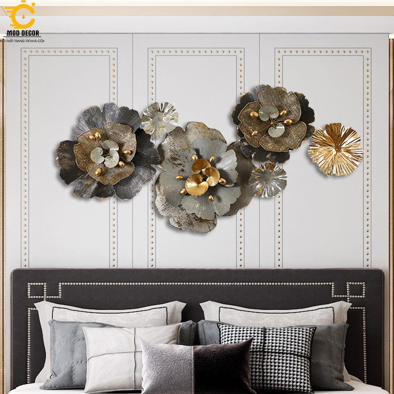 Tranh sắt treo tường trang trí MOD Decor, phong cách Bắc Âu nghệ thuật Lianzhang JJT mã 2025Đ