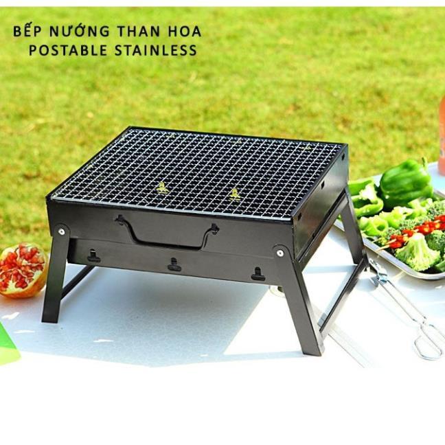 Bếp nướng than hoa BBQ ngoài trời cao cấp