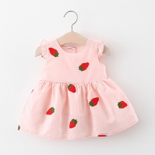 Đầm xòe bé gái xinh xắn, đầm cho bé mùa hè từ 9-18kg - váy xòe cho bé dễ thương mặc nhà, đi chơi, đi biển