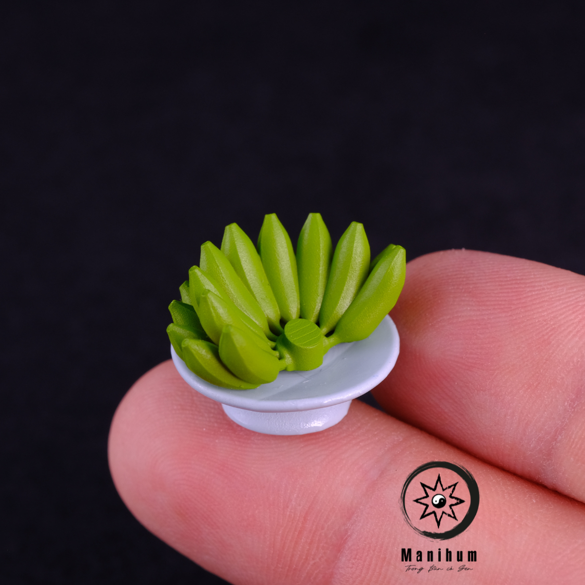 Phụ Kiện Bàn Thờ Bộ Mâm Cúng Tam Vị Cát Tường Manihum - Quà Tặng Phong Thủy May Mắn Chiêu Tài - BTLPK-02