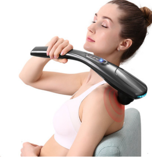 Máy Massage Cầm Tay Đa Năng Cao Cấp - Mát Xa Chuyên Sâu Cho Cổ, Vai Gáy, Bụng, Lưng, Cánh Tay, Chân - Giảm Đau Mỏi Toàn Thân Cho Dân Văn Phòng, Gymer, Người Già, Người Lao Động Nặng - Món Quà Tuyệt Vời Cho Ông Bà, Bố Mẹ - Hàng Chính Hãng