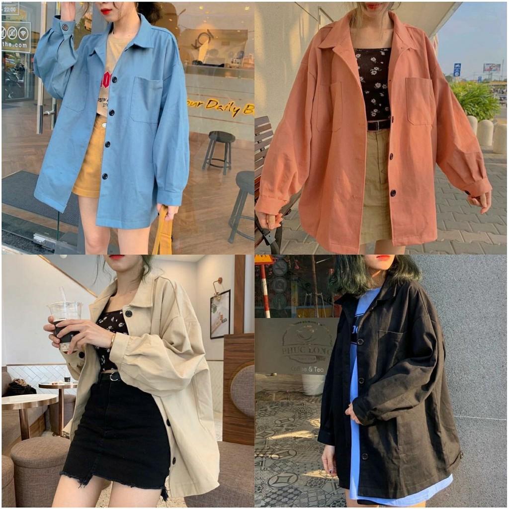 Áo Khoác Kaki SIMPLE JACKET Unisex (4 màu)