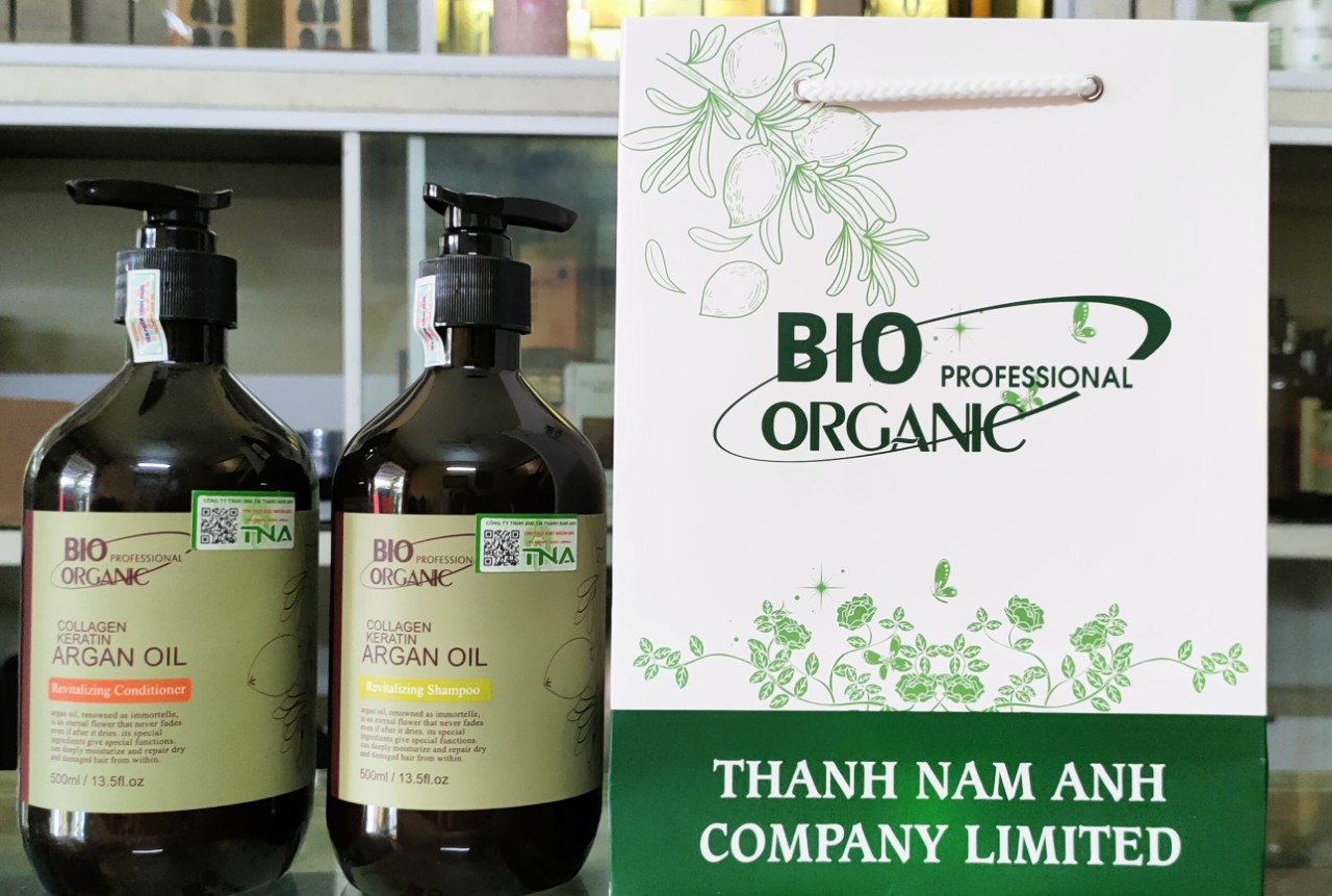 CẶP DẦU GỘI XẢ BIO ORGANIC COLLAGEN KERATIN ARGAN OIL PHỤC HỒI, NGĂN NGỪA RỤNG TÓC 800ML