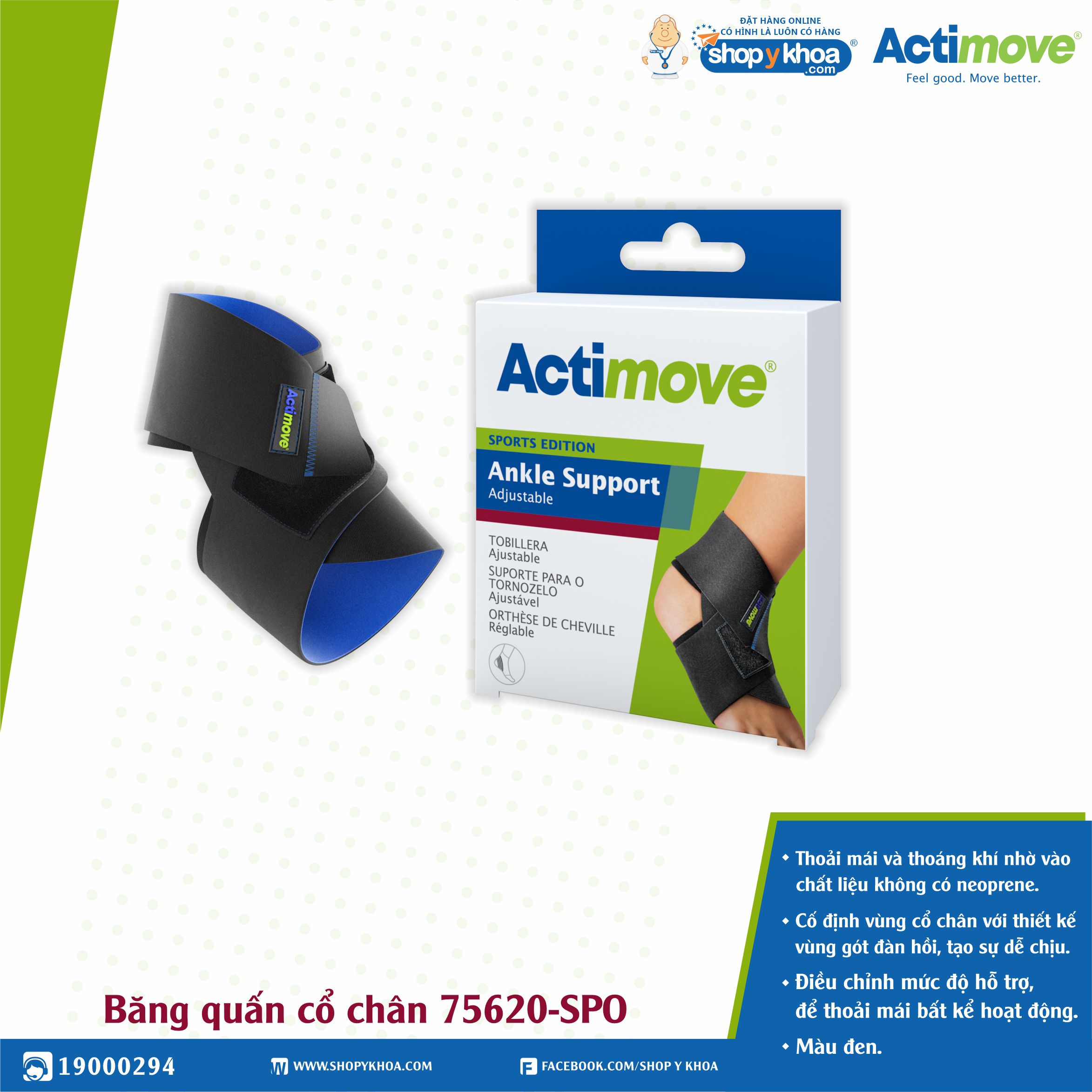 Băng quấn cổ chân 75620-SPO Actimove Ankle Support