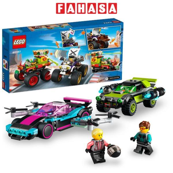 Đồ Chơi Lắp Ráp Bộ Sưu Tập Xe Tải Quái Vật - Monster Truck Race - Lego City 60397 (301 Mảnh Ghép)