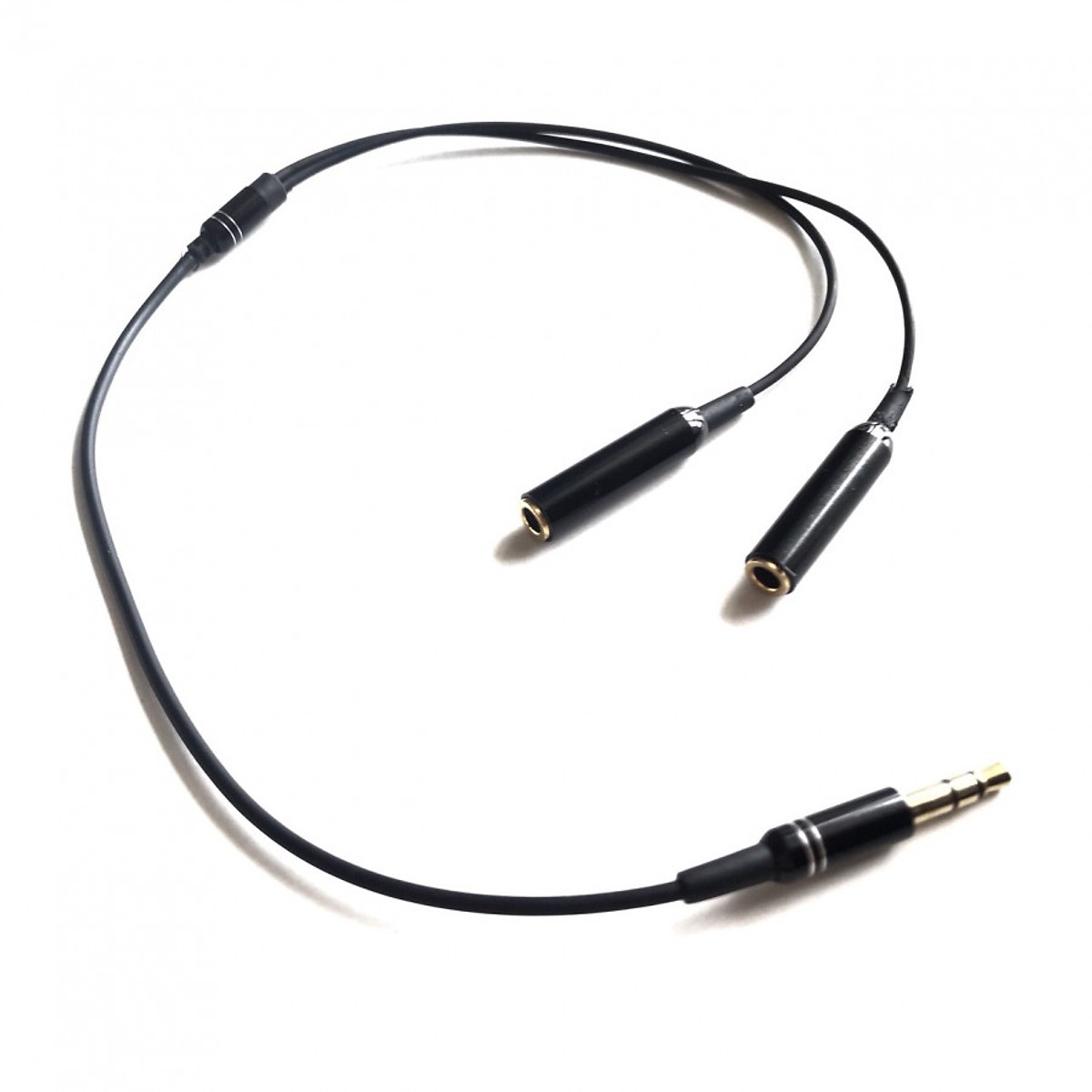 Cáp Chia âm thanh Audio Từ 1 ra 2 cổng 3,5mm âm