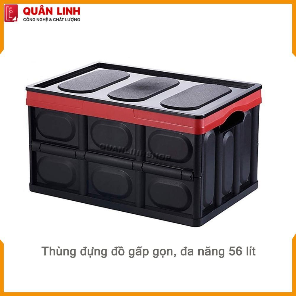 SALE- Thùng đựng đồ gấp gọn đa năng 56 lít