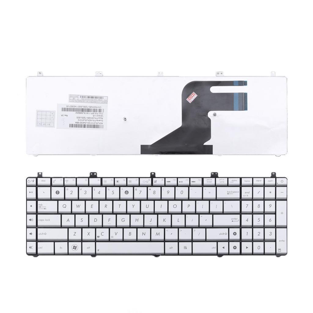 For Asus N55 N55S N55X N75S N75SF New Plastic US PC Laptop Keyboard Keypad