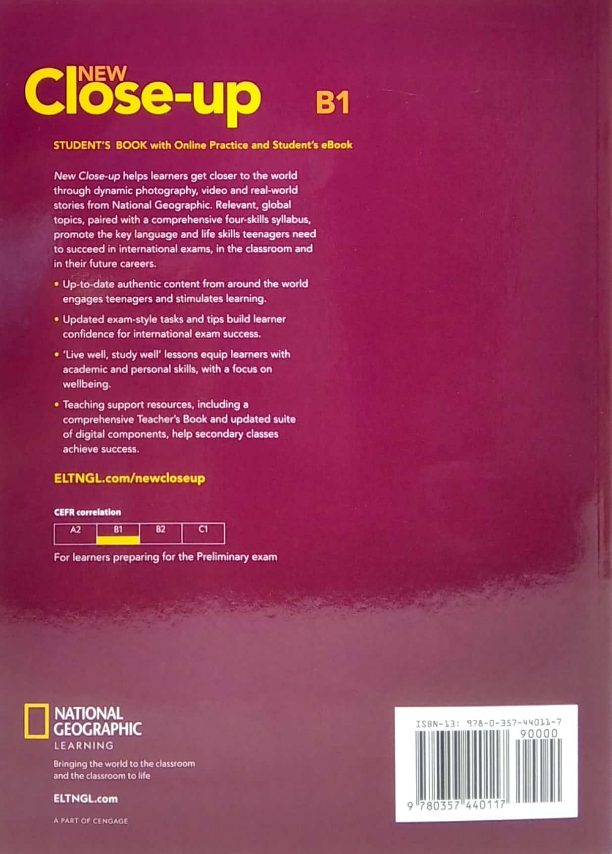 New Close-up B1 With Online Practice And Student's EBook