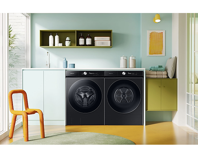 Máy giặt thông minh Bespoke AI với Ngăn giặt xả tự động, 11kg WW11CB944DGBSV - Hàng chính hãng