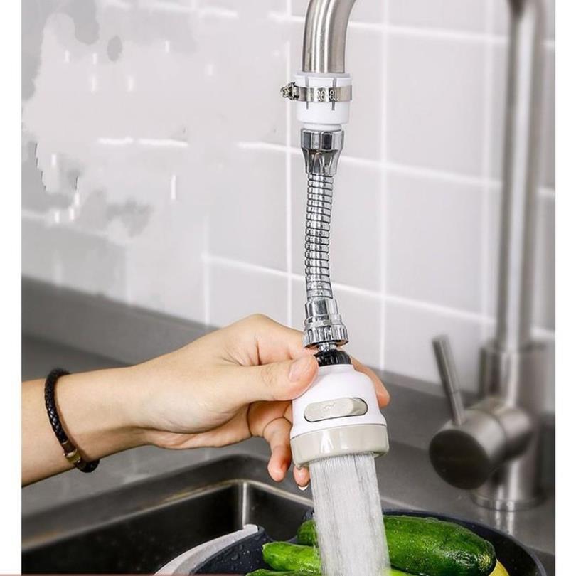 VÒI NƯỚC RỬA BÁT INOX TĂNG ÁP XOAY 360 ĐỘ - 206797