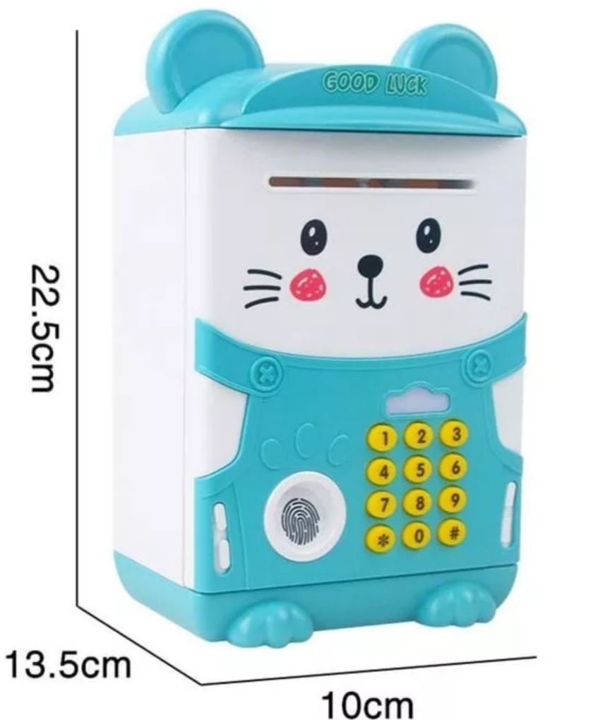 Két Sắt Mini Có Mã Khóa & Vân Tay Cho Bé.