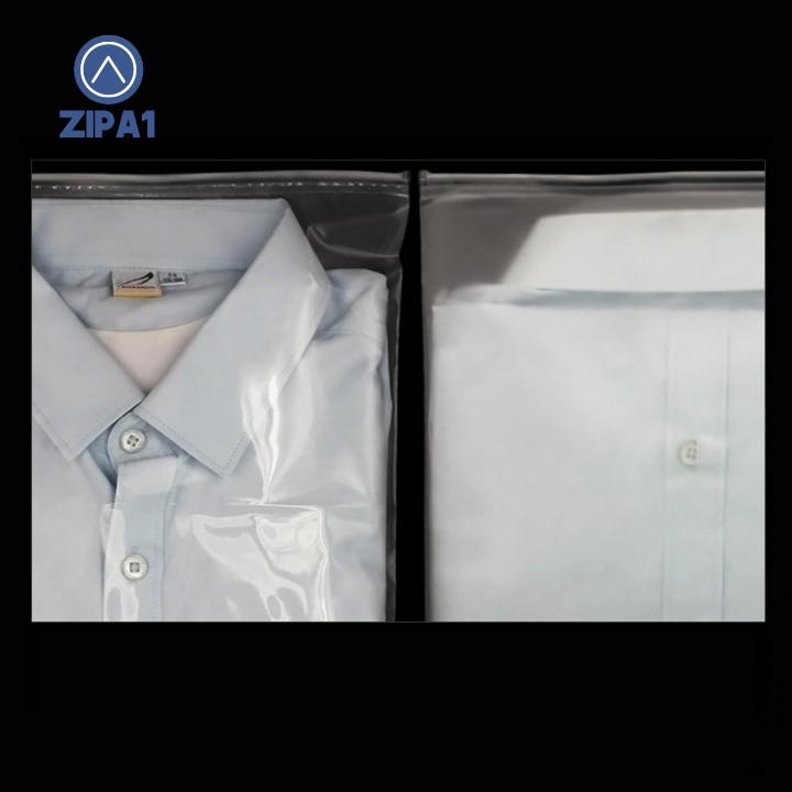 10 Túi Zip lụa 1 MẶT TRONG, 1 MẶT MỜ siêu đẹp, siêu bền, siêu chống thấm - Túi zipper - A1010