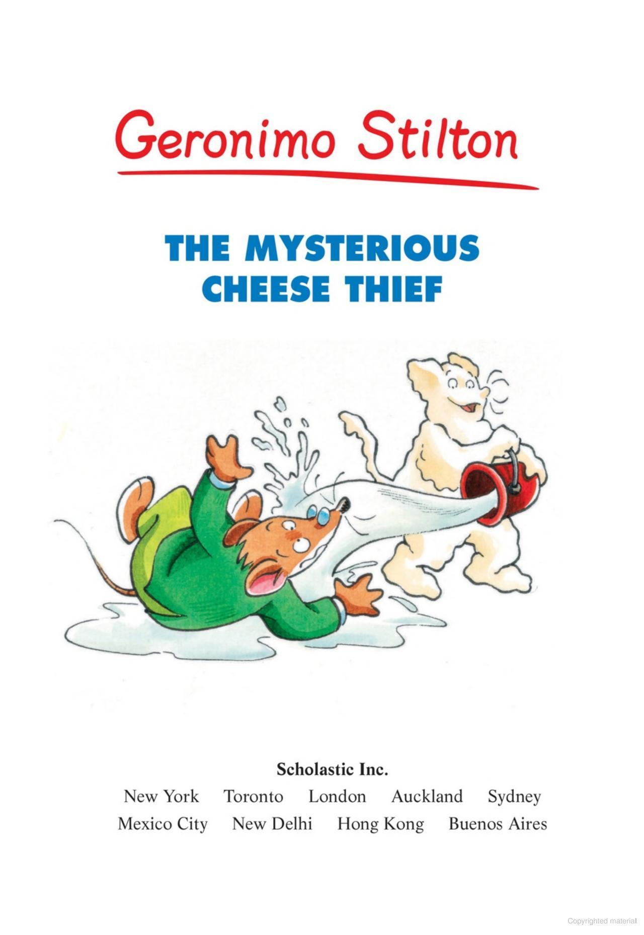 Sách ngoại văn: The Mysterious Cheese Thief