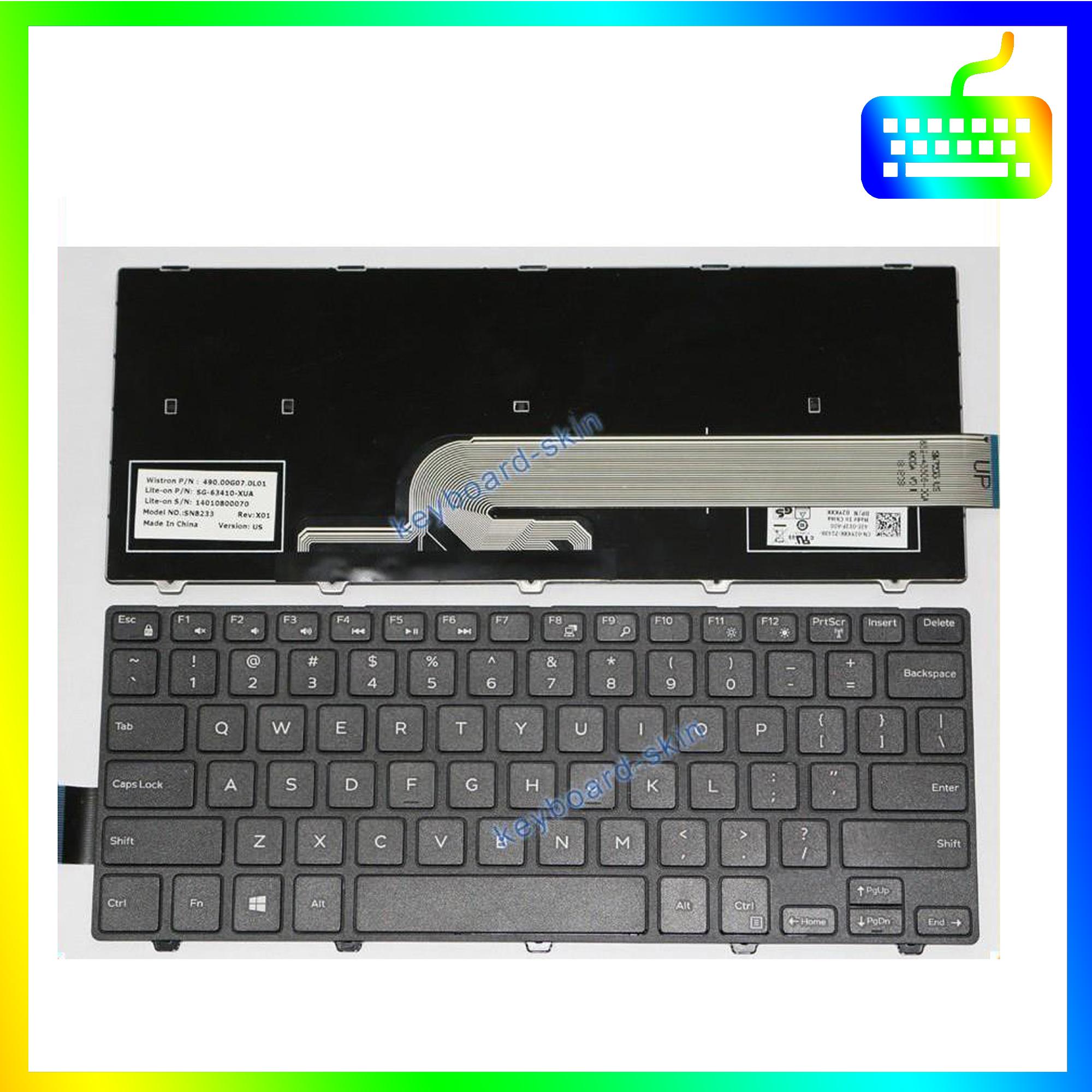 Bàn phím dành cho laptop Dell Vostro 14 14 3000 Series Không Led - Phím Zin - Hàng Chính Hãng