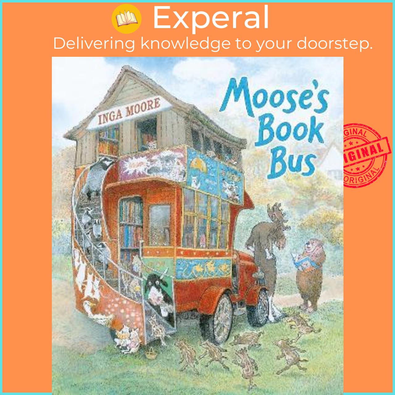 Sách - Moose's Book Bus by Inga Moore