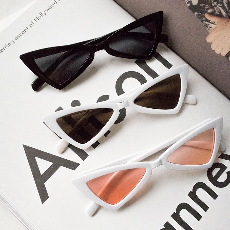 KÍNH RÂM MẮT TAM GIÁC PHONG CÁCH RETRO bisou.accessories- tặng kèm ví da và khăn bảo vệ kính