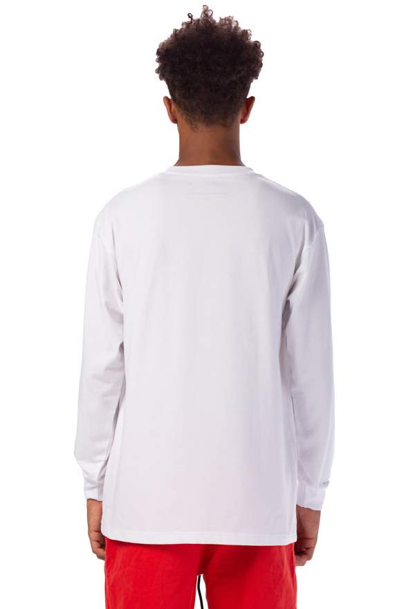 Áo Thun Trắng Tay Dài Logo Cam aka 5THEWAY 5TW/RTW LS TRADITIONAL FIT TEE in WHITE/ORANGE