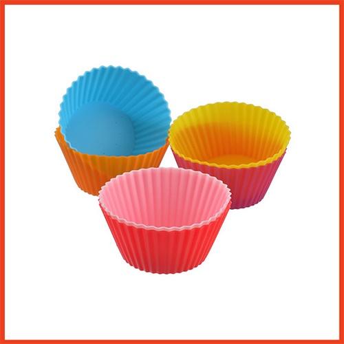 Combo 6 Khuôn Bánh Tart Silicon Nhiều Màu An Toàn